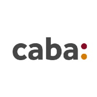CABA logo red and orange