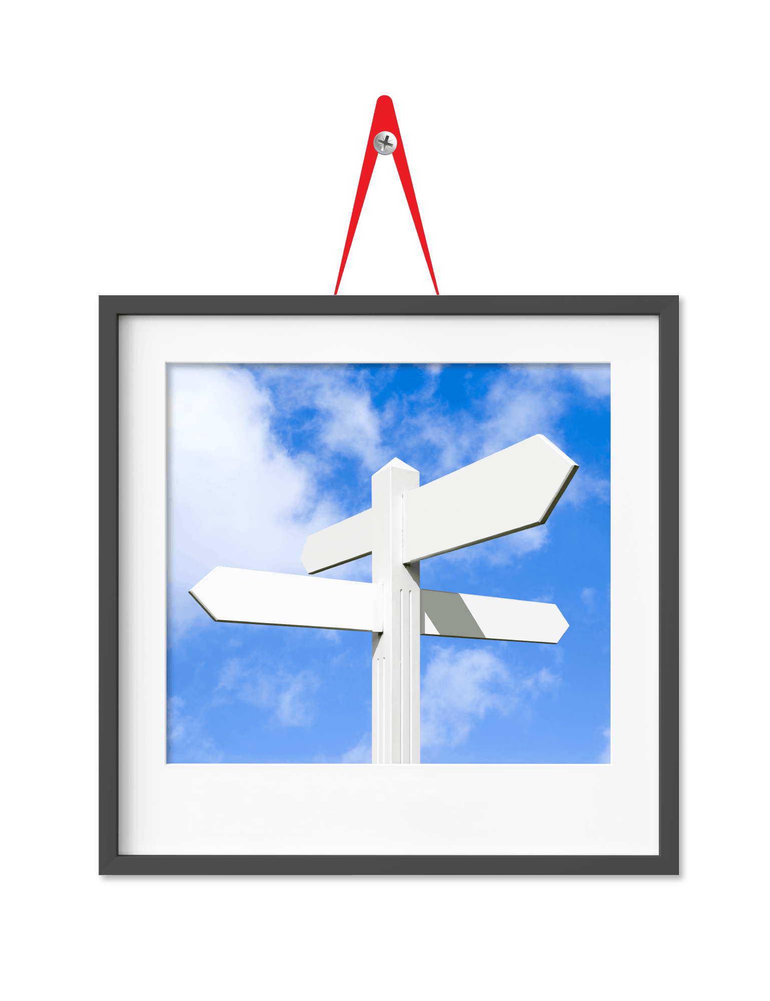 Graphic of a signpost