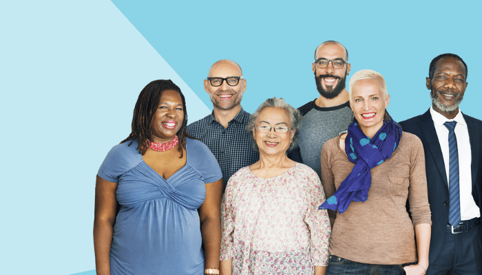 Image of diverse team