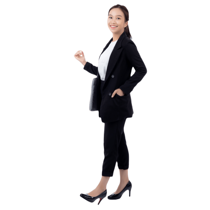 South east Asian woman in business clothing
