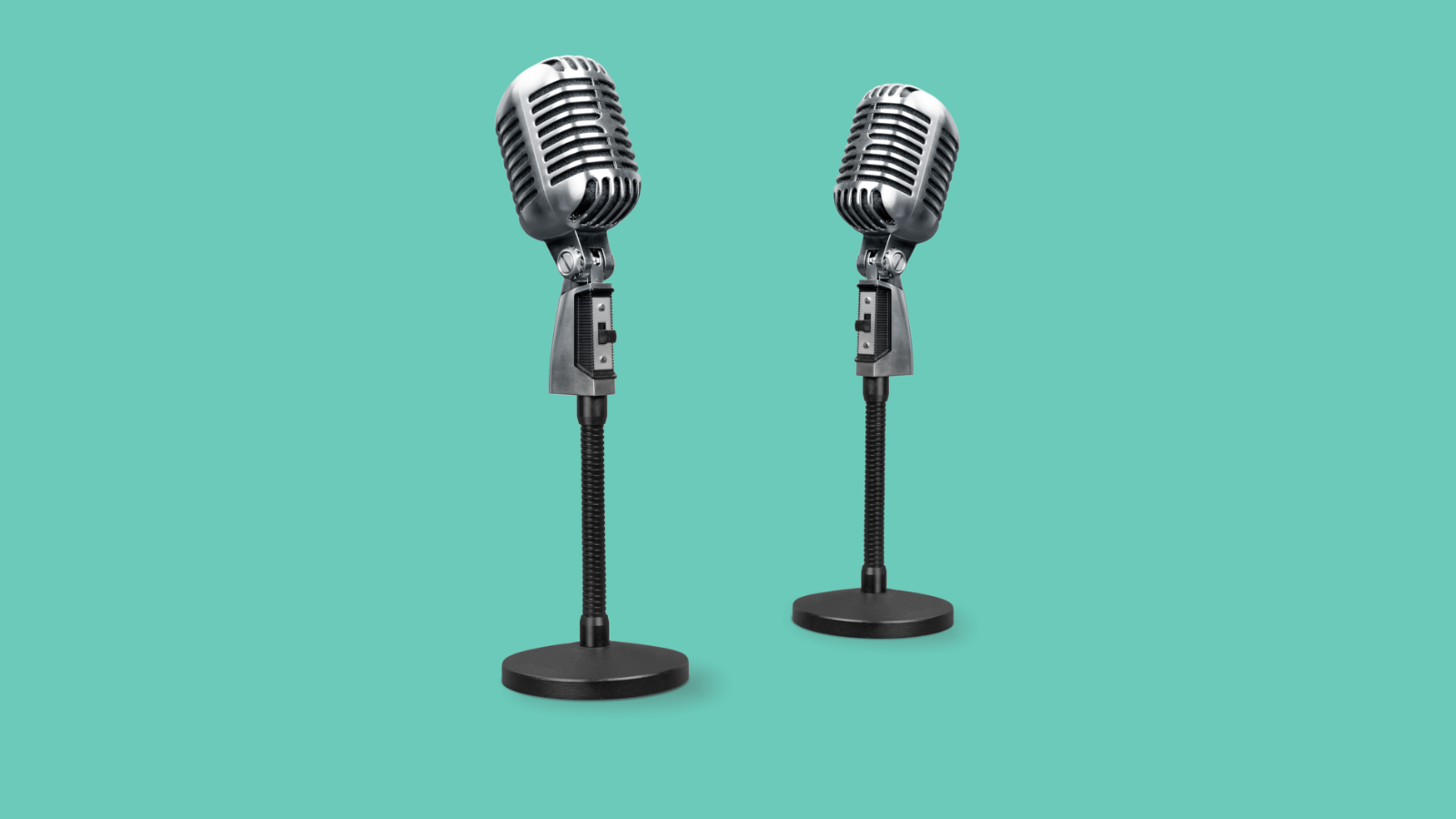 Two microphones