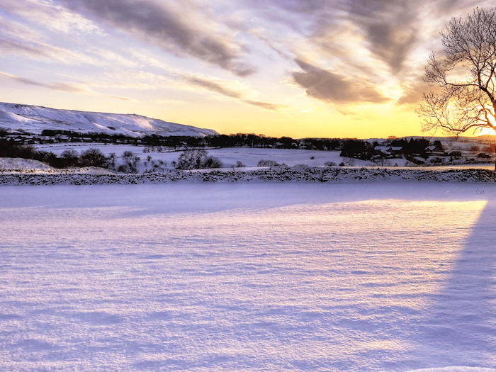 Image of frozen winter landscape