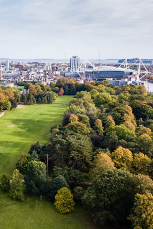 Welsh manifesto image of Bute park Cardiff