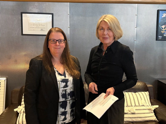 Catherine Hardinge, Partner, Price Bailey and Philippa Lamb