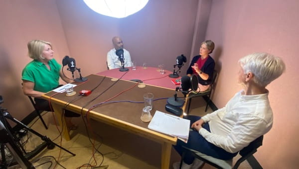 Philippa Lamb, Suren Thiru, Frances Haque David Wooding