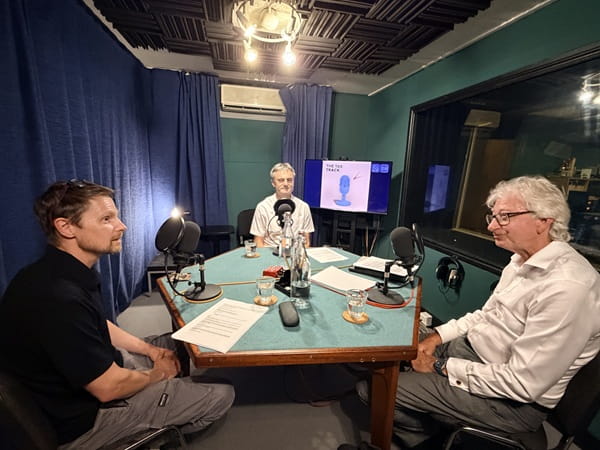 Stephen Relf, Tax Technical Manager, ICAEW; Professor Peter Jelfs, Brunel University of London; Andy Richens, formerly of the Office of Tax Simplification in the podcast studio