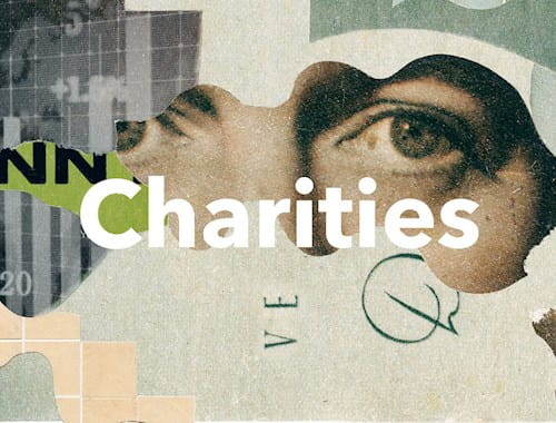 Graphic illustrating charity