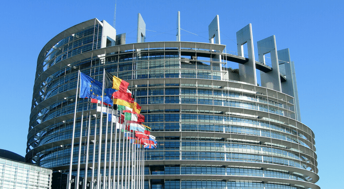 European parliament building, Strasbourg