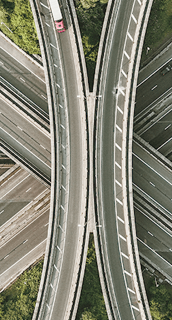 image of a motorway junction