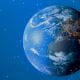 Planet Earth in space