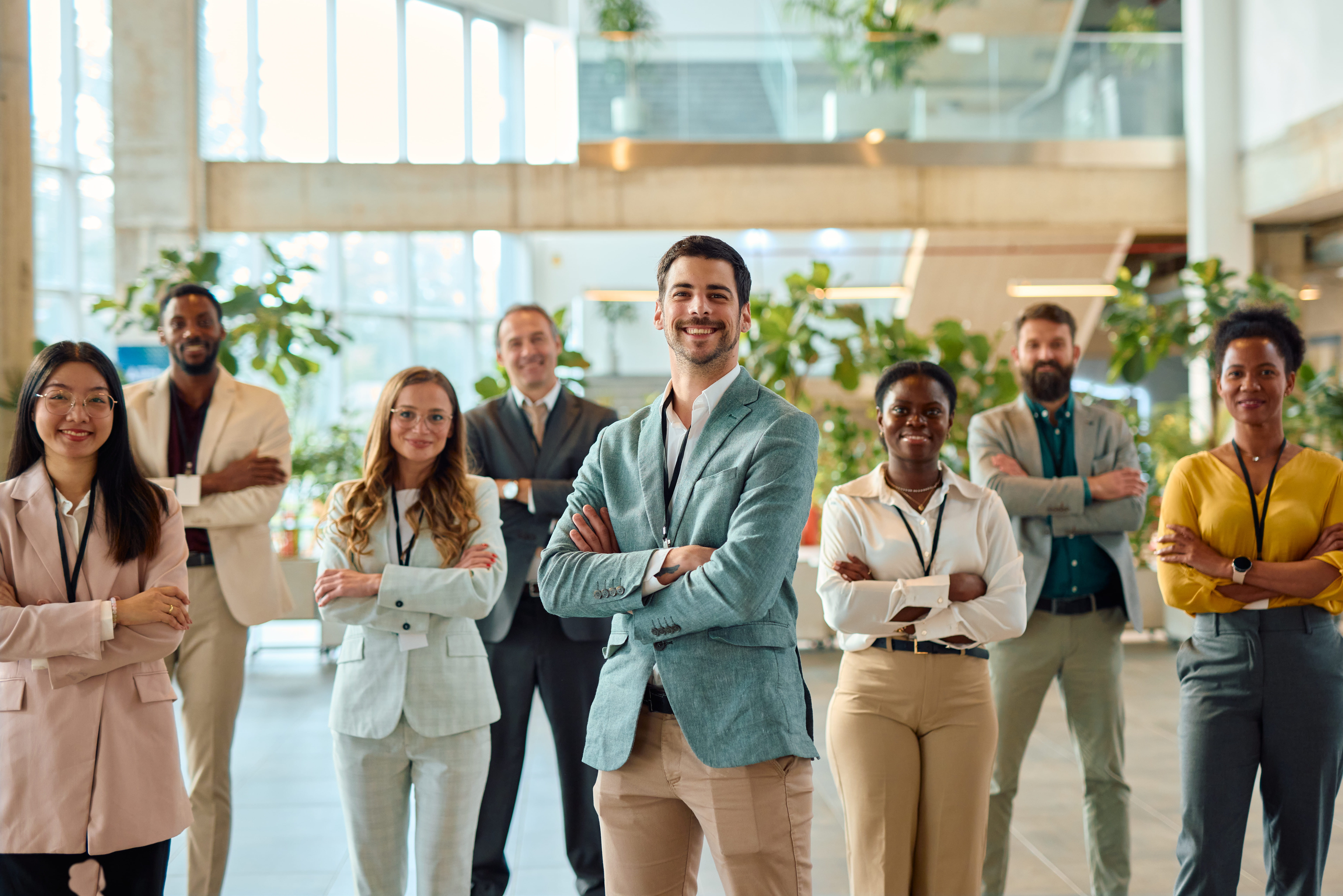 a group of professionals