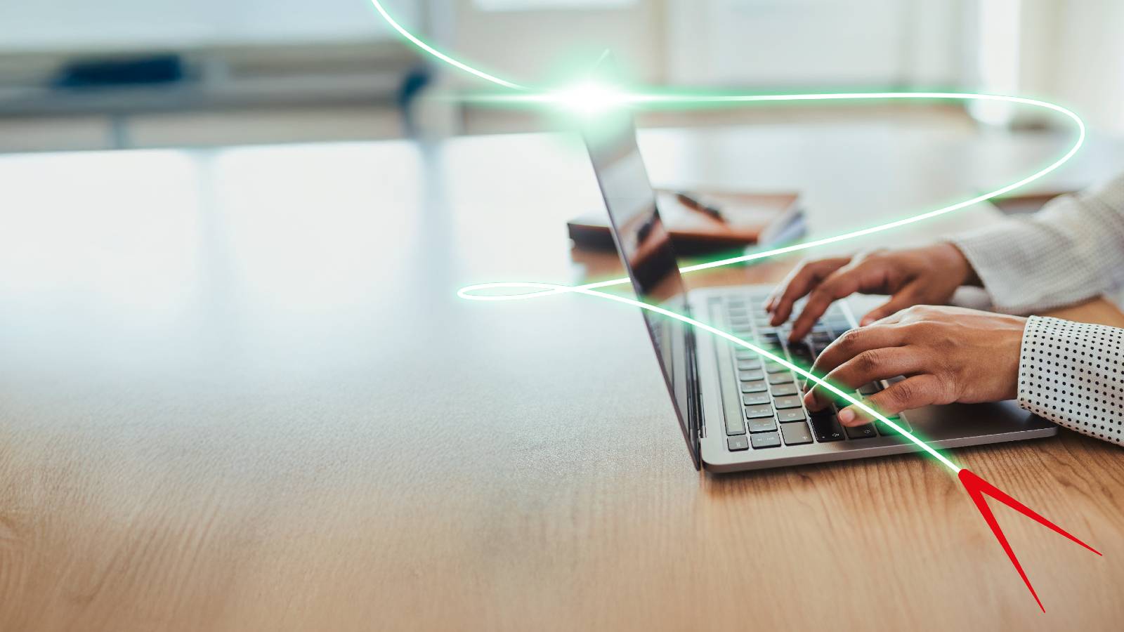  Promo image of laptop for Gen AI accelerator programme