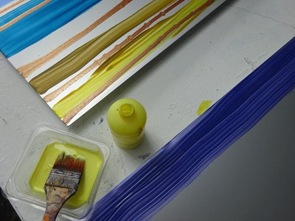 Image of a painting being painted