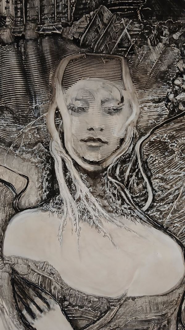 Picture of a frieze on a wall