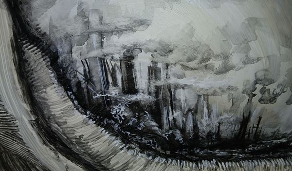 Picture of a frieze on a wall