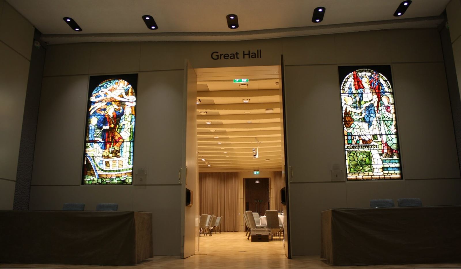 Picture of the entrance to the Great Hall