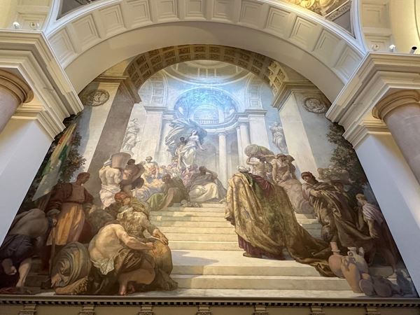 Photograph of a mural at Chartered Accountants' Hall