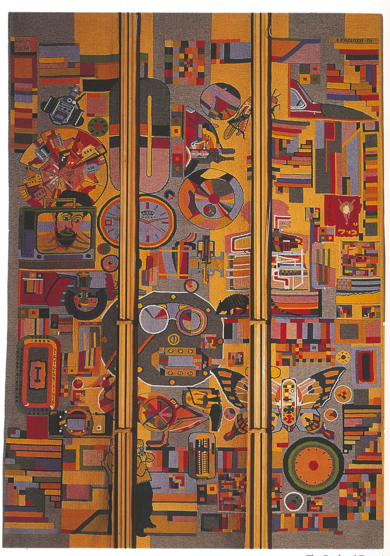 photograph of a colorful tapestry