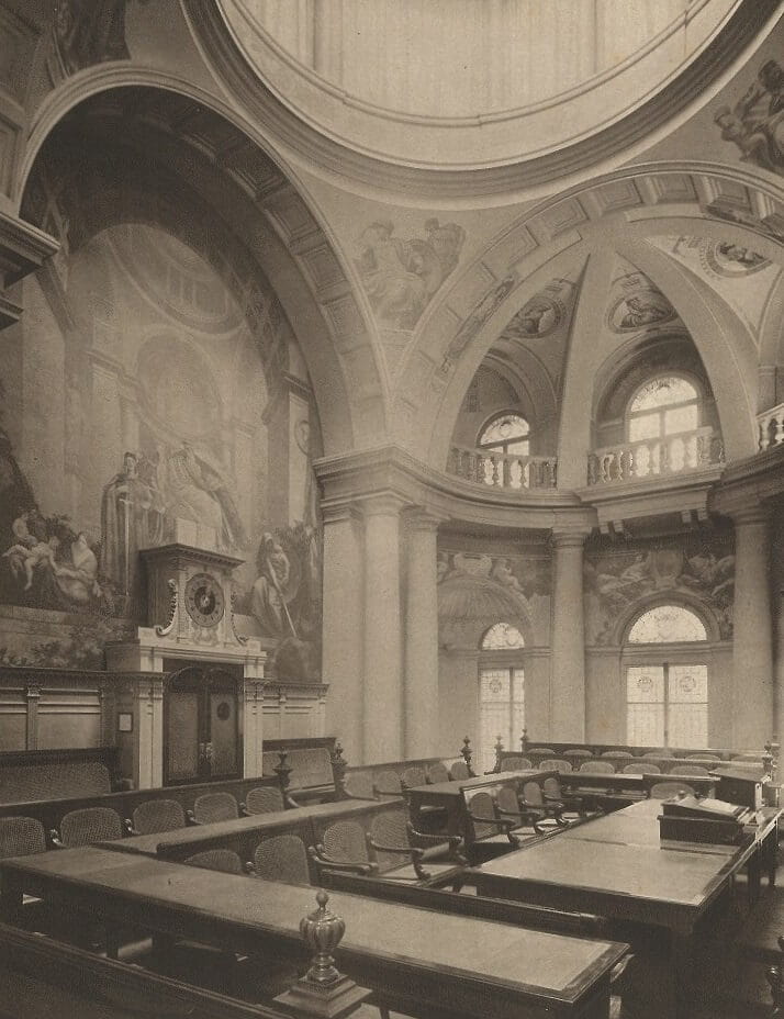 ICAEW council chamber, photographed 1936