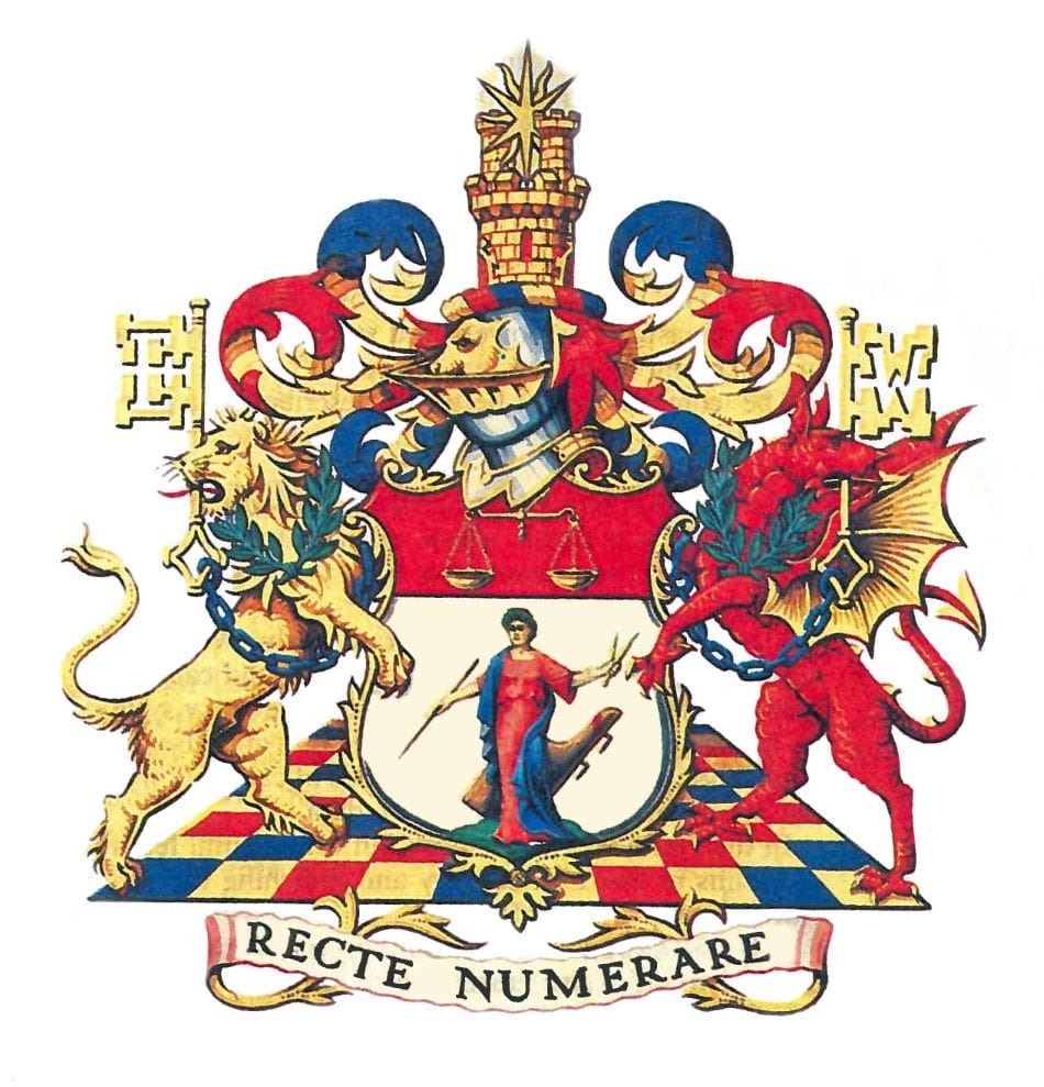 The new ICAEW coat of arms introduced in 1981.