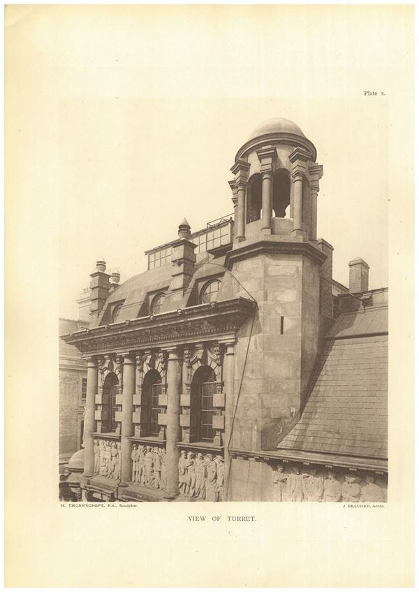 View of turret, Chartered Accountants Hall