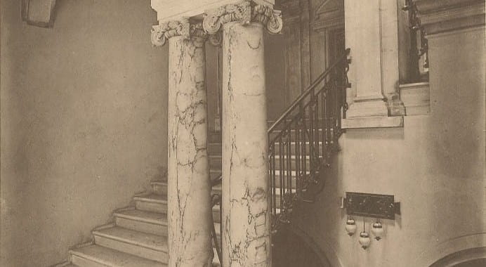 View on staircase, Chartered Accountants Hall