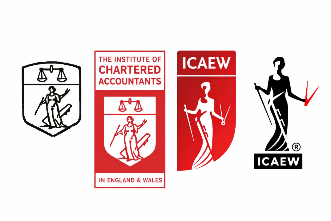 A selection of logos and simplified coats of arms which have been used by ICAEW over the years.