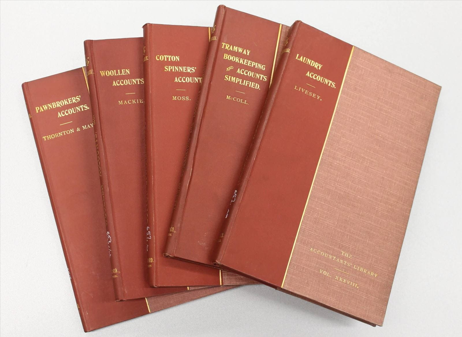 Industry guides published in The Accountants' Library series in the early 20th century
