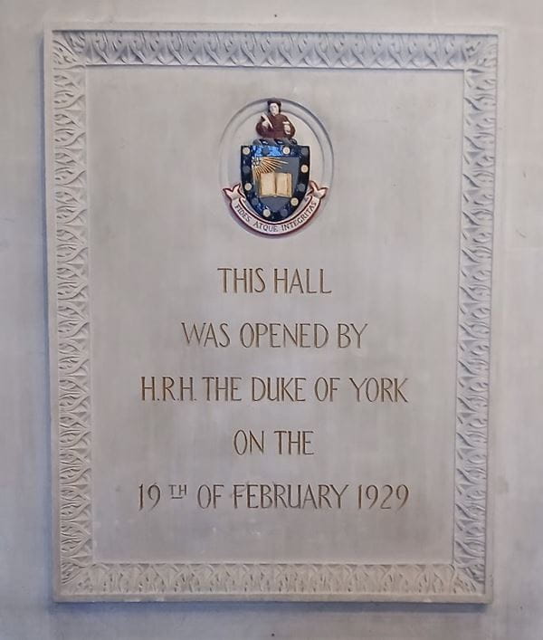 A picture of a stone plaque