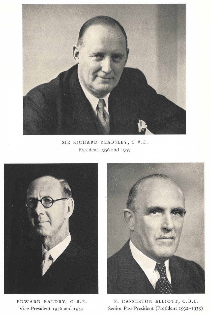 3 portrait photographs of men is suits