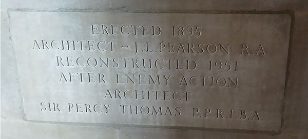 A picture of a stone plaque