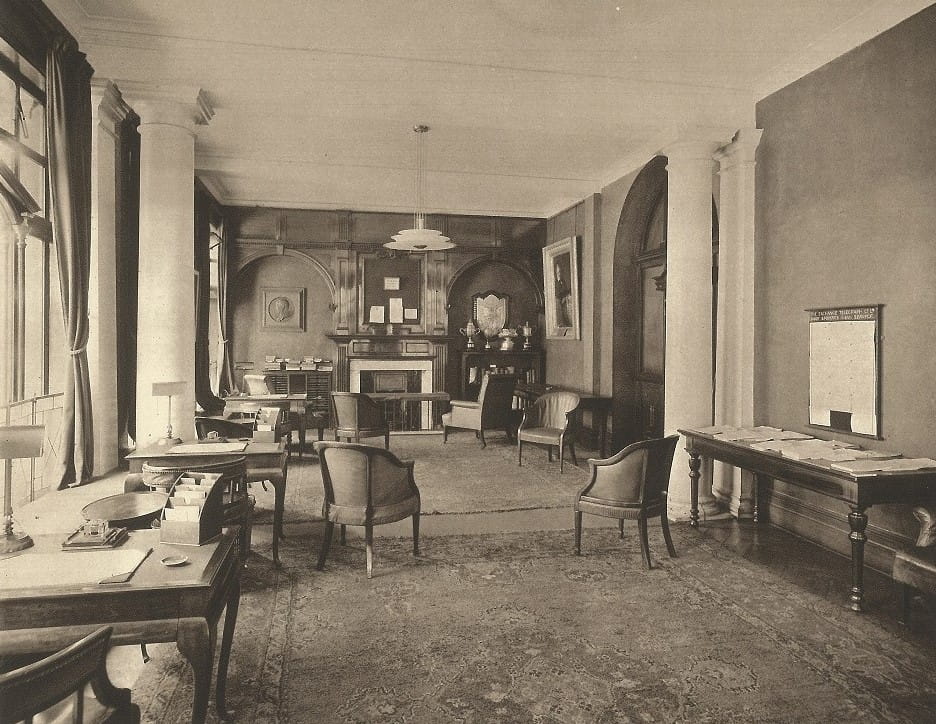 ICAEW Business Centre (formerly the Members' Room), photographed 1936