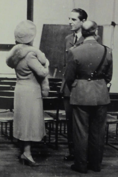 John Franklyn Venner FCA, Director of Finance and Administration of the Special Operations Executive, being presented to the Queen at SOE HQ.
