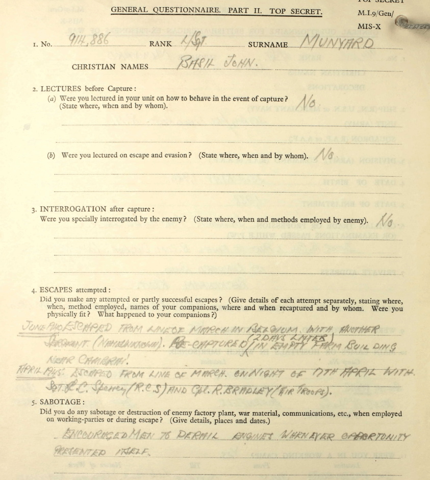 Photograph of an archive document