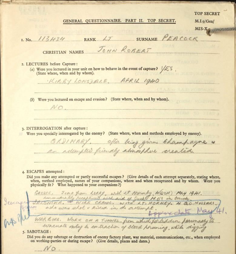 Photograph of an archive document