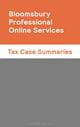 Tax Case Summaries online cover