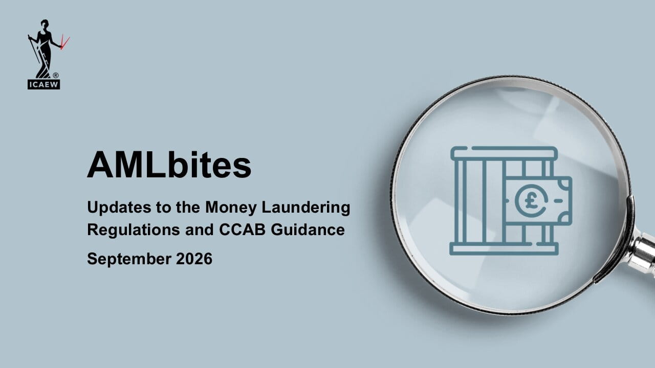 Updates to Money Laundering Regulations and CCAB Guidance (September 2026)