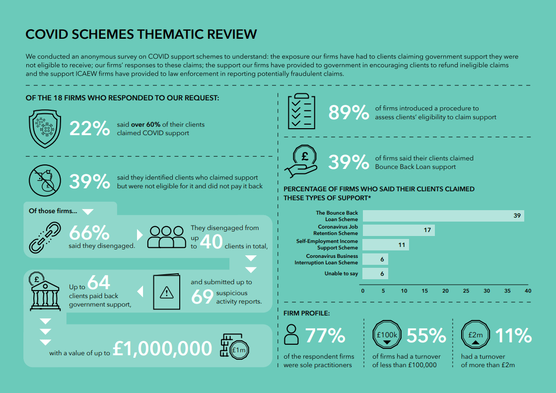 COVID SCHEMES THEMATIC REVIEW infographic