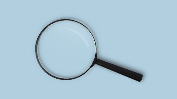 A magnifying glass