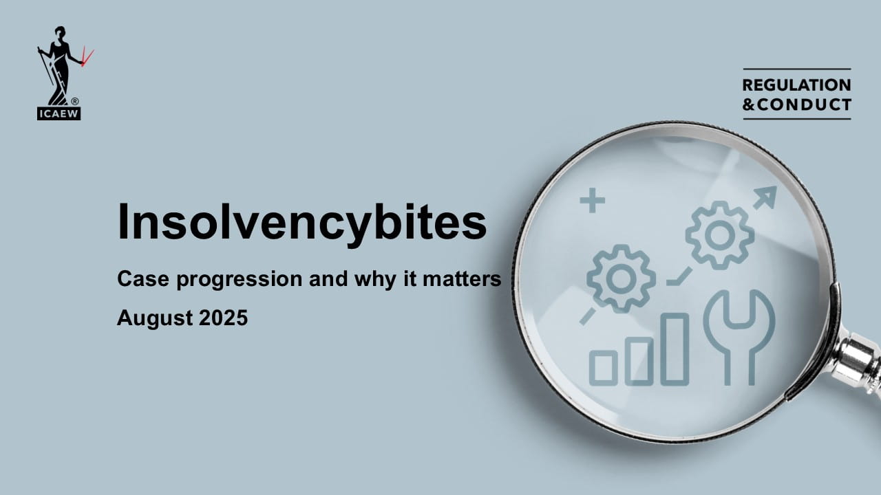 Insolvencybites: Case progression and why it matters