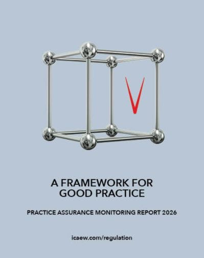 Front cover of PA monitoring report 2026