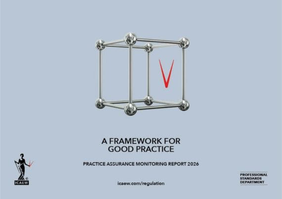 Front cover for Practice Assurance Monitoring Report 2026