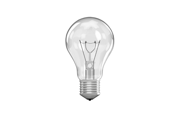Bulb image on a transparent background