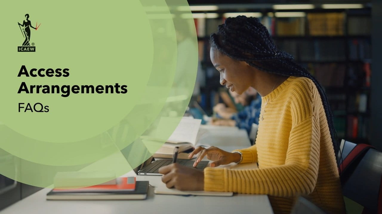 Access arrangements webinar cover slide