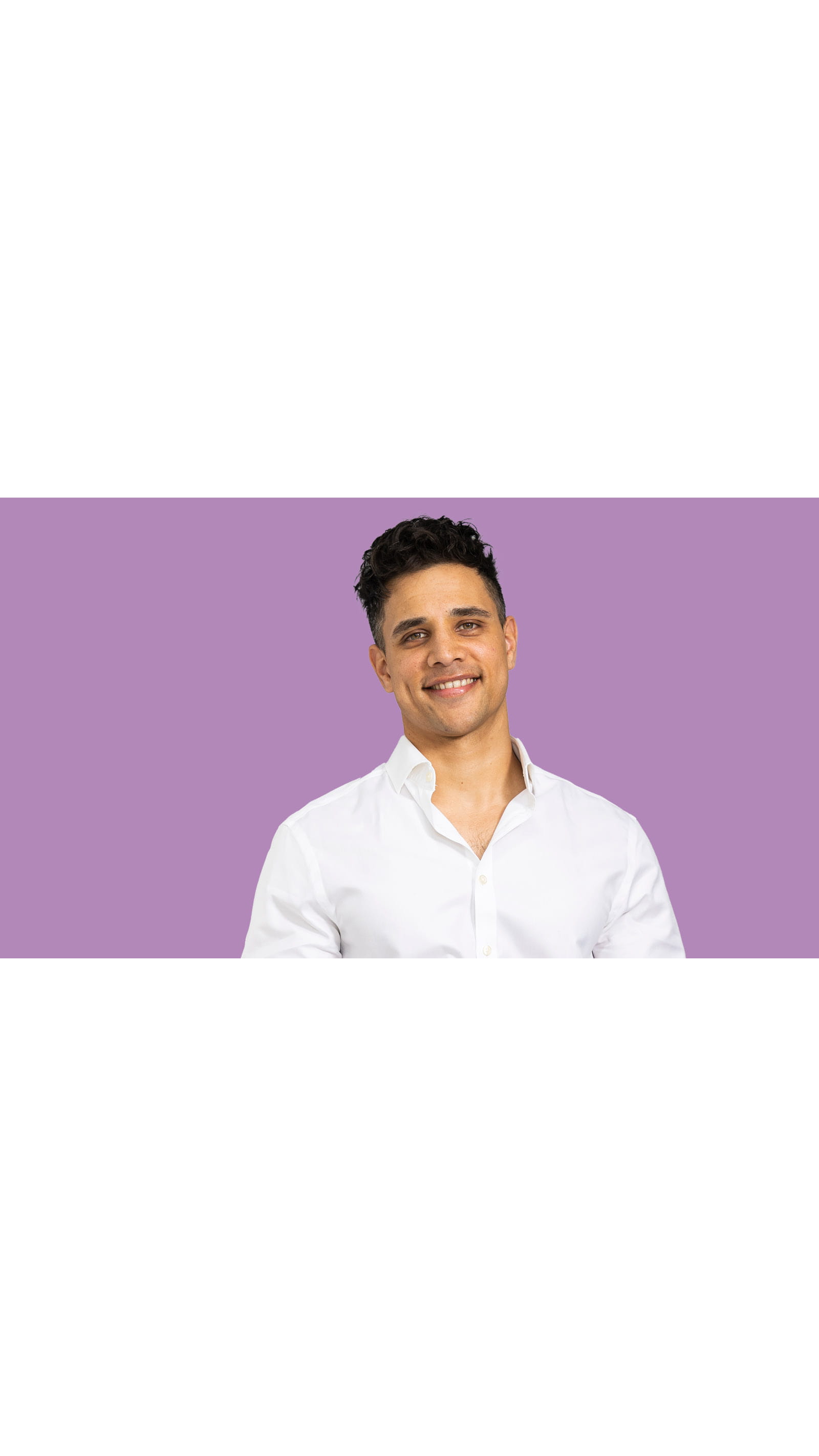 Kieran Doe ACA young man suit