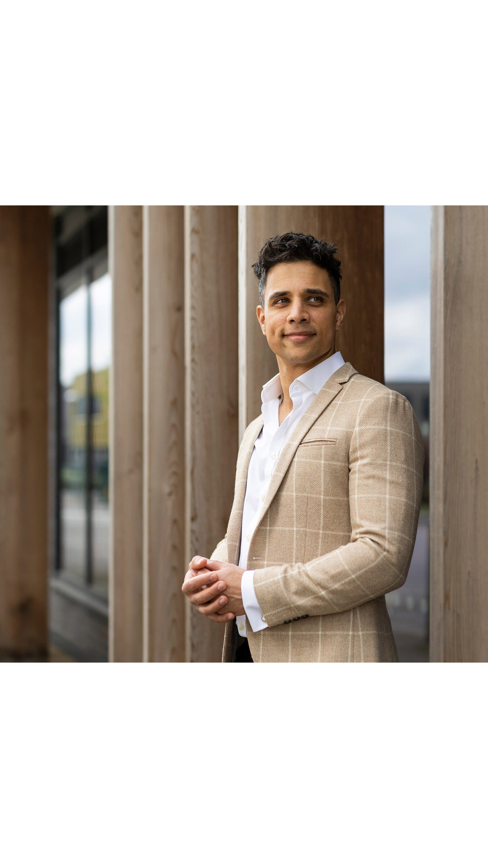 Kieran Doe ACA young man suit