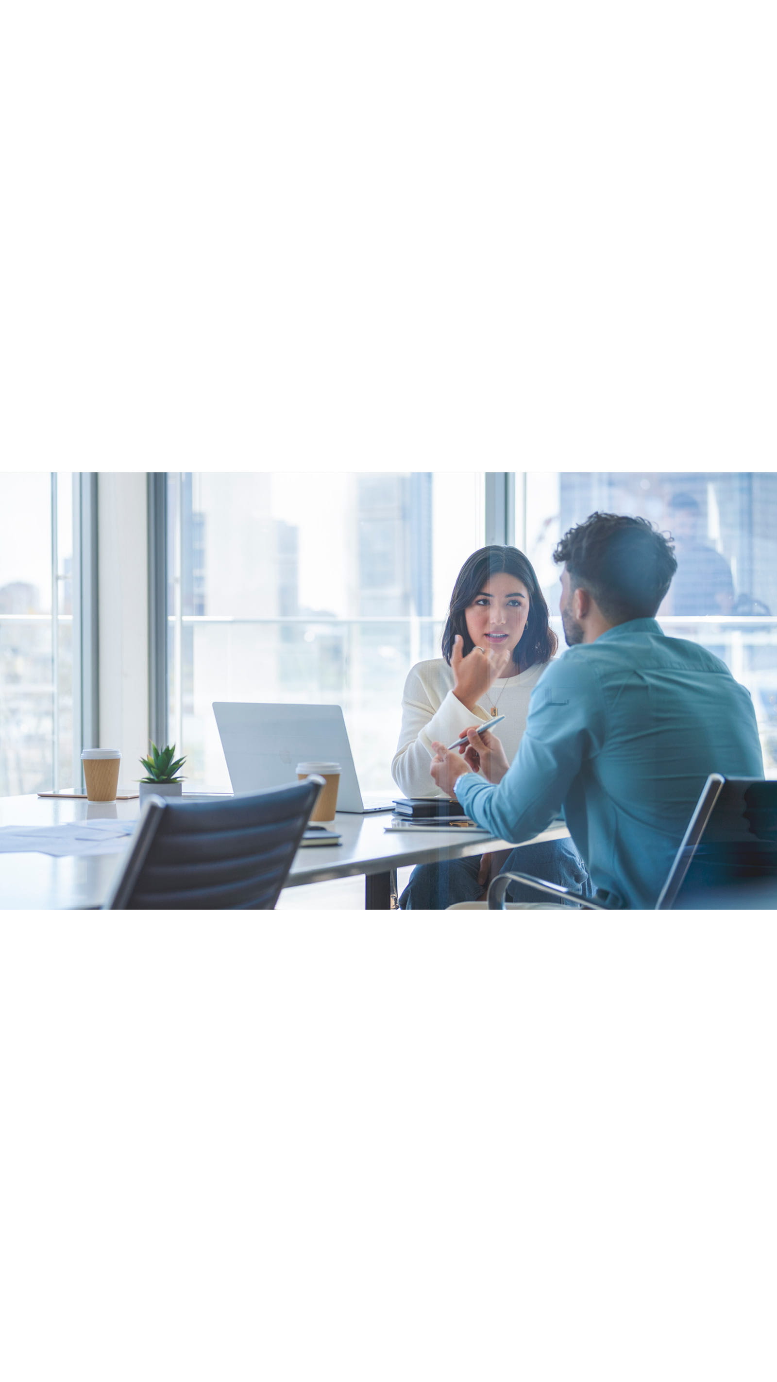 Online training meeting room office staff laptop