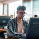 ICAEW Students young person man studying exams computer