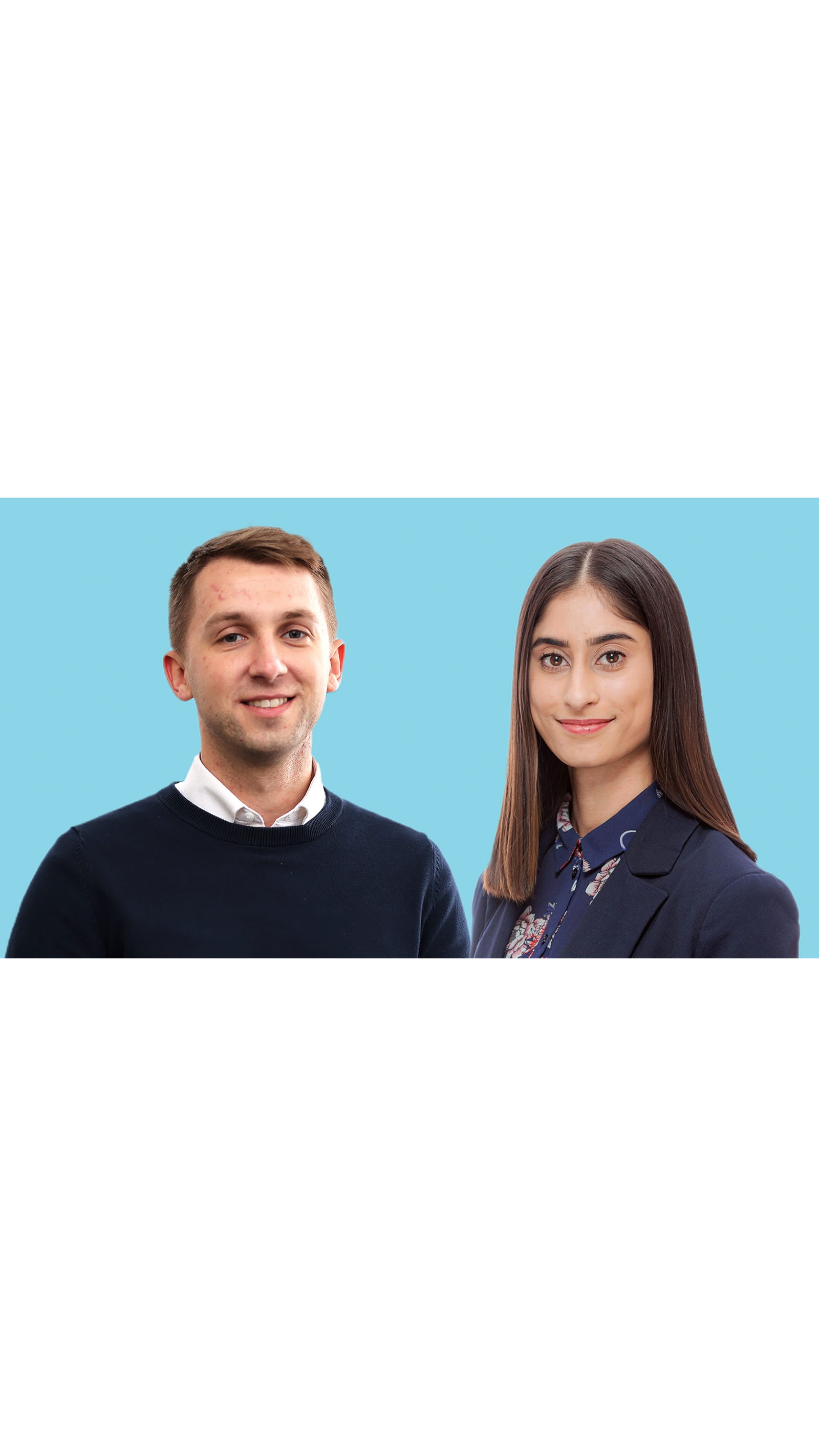 Dominic Buttery and Jas Rayat young people students chair and vice chair ICAEW