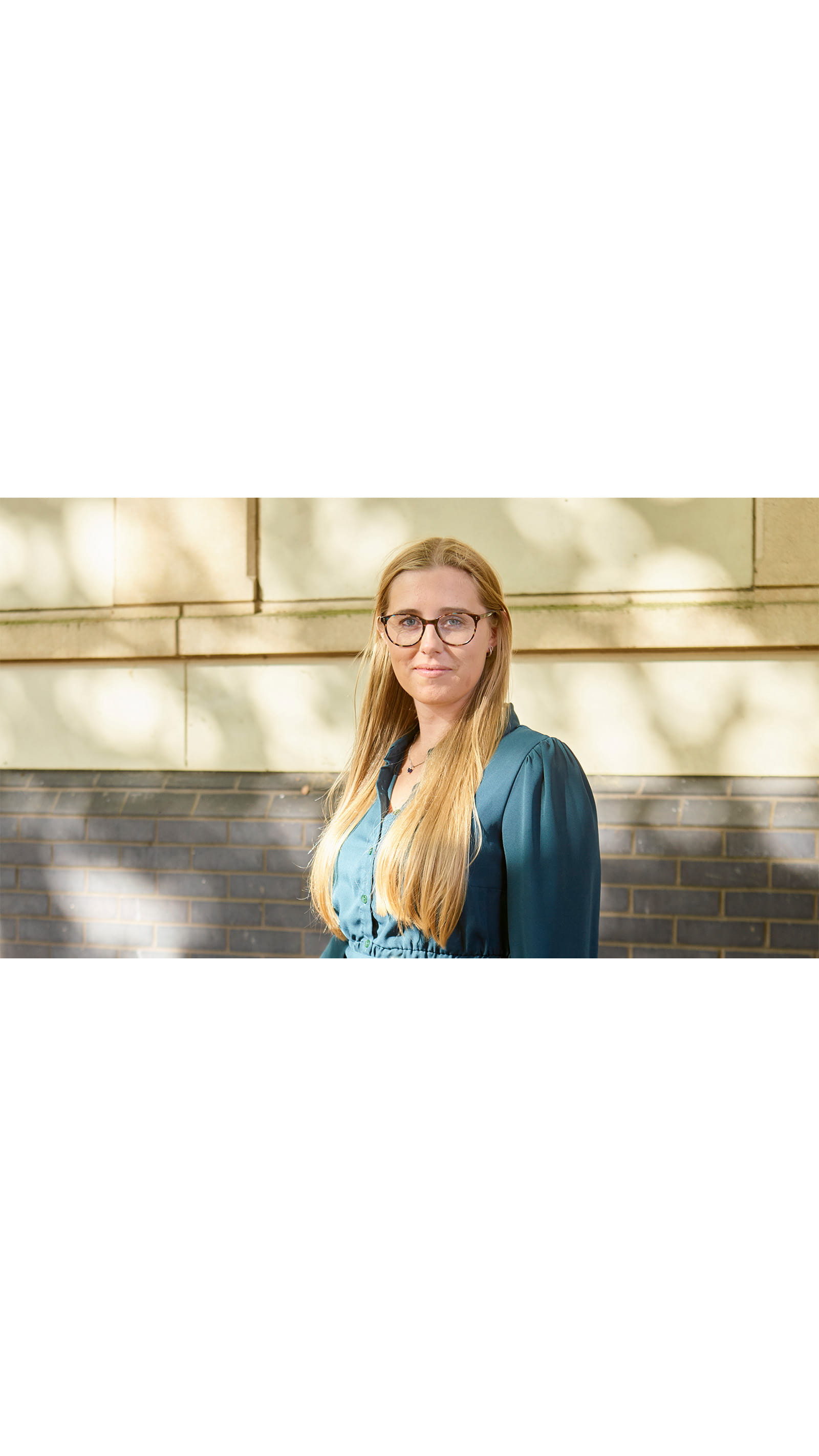 Verity Murray ACA student accountant ICAEW young blonde woman